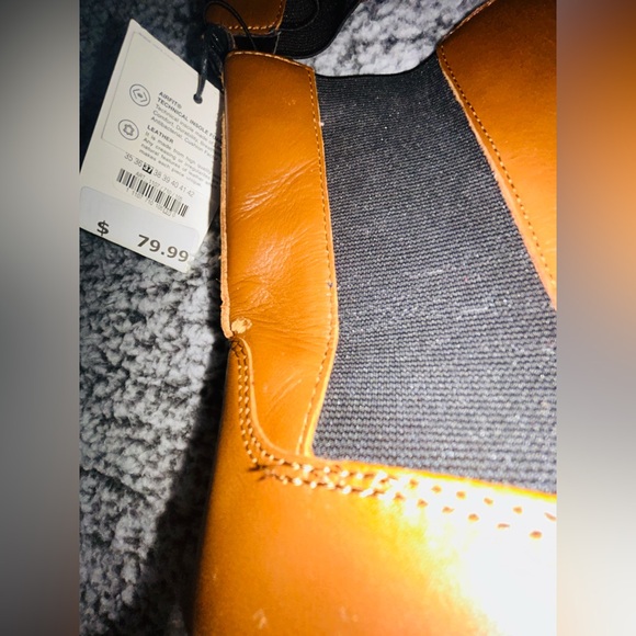 ZARA Tan Leather Ankle Boots - Picture 10 of 10